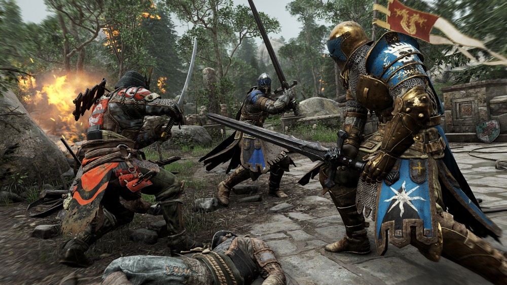 PlayStation Plus Les guerriers se battent dans For Honor