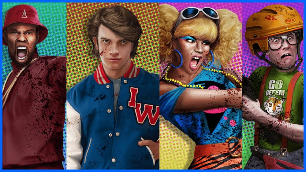 Personnages principaux de Zombies in Spaceland