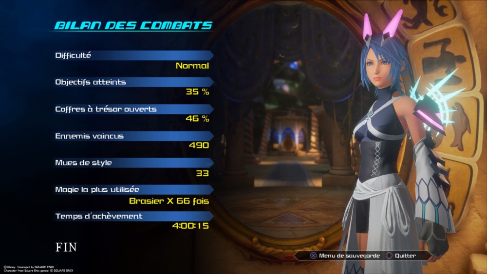 Test Kingdom Hearts HD 2.8 Final Chapter Prologue - Menu Aqua