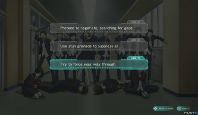 Psycho-Pass: Mandatory Happiness gameplay