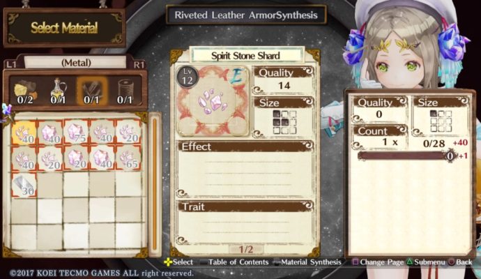 Atelier Firis: The Alchemist and the Mysterious Journey Alchimie 2