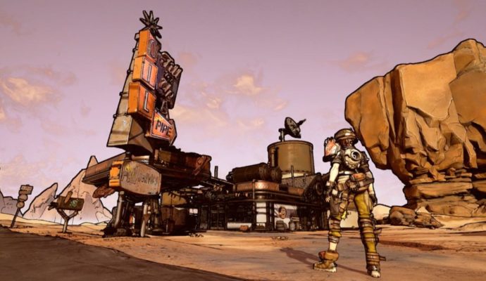 Borderlands 3 Démo Technique, personnage décor