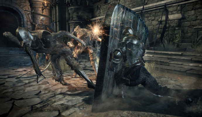 Dark Souls 3 The Ringed City nouvelle arme, bouclier.