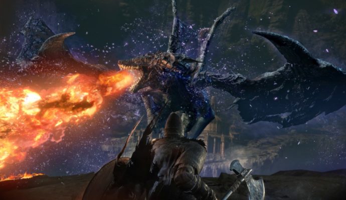 Dark Souls 3 The Ringed City dragon boss