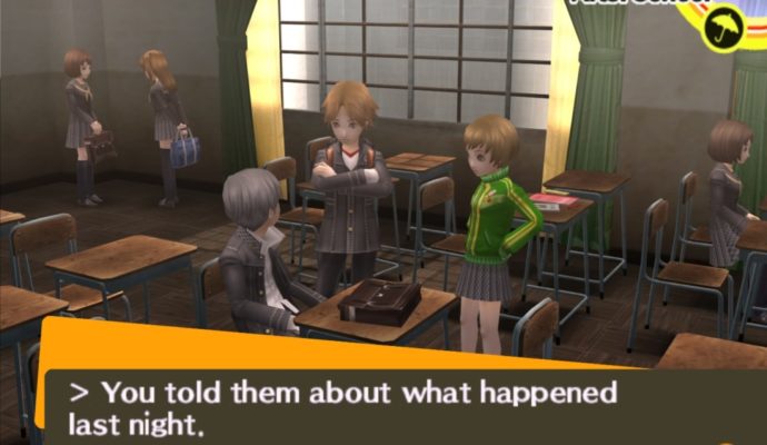 Persona 4 dialogues