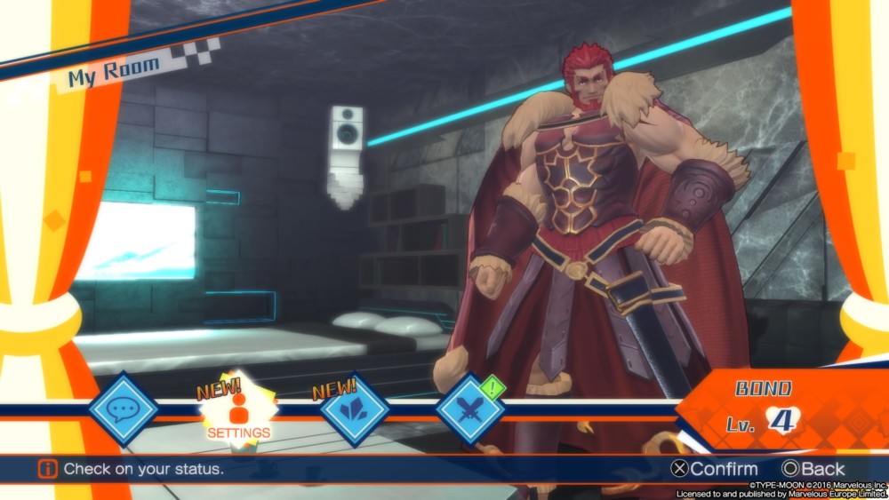 Fate/Extella : The Umbral Star my room