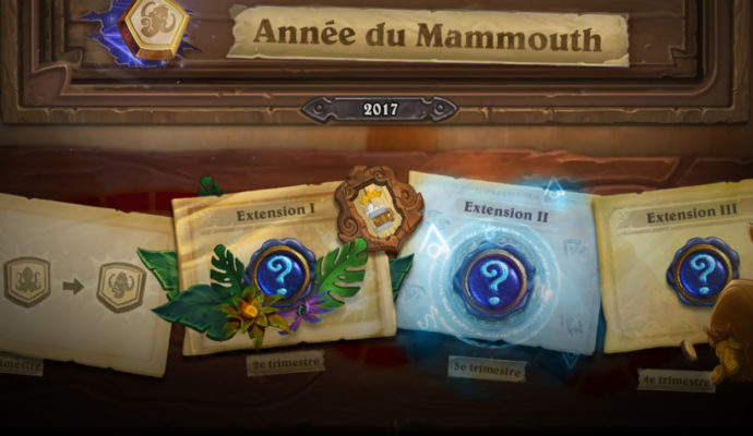 Hearthstone programme de l'année du Mammouth