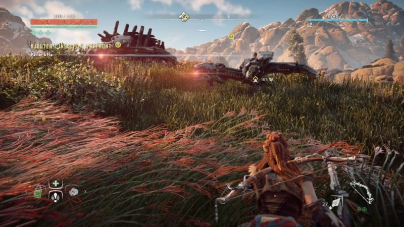 Horizon Zero Dawn Aloy furtive