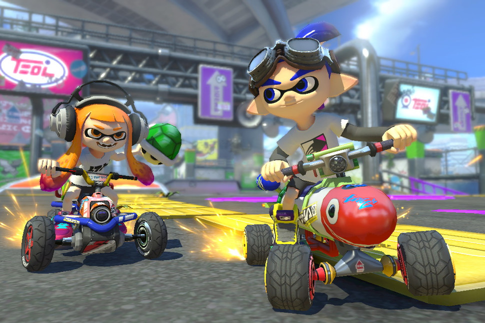 Mario Kart 8 Deluxe Personnages Splatoon