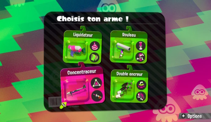 Splatoon 2 - Les armes