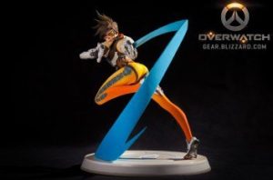 Statuette produit dérivé Tracer Bizzard Overwatch