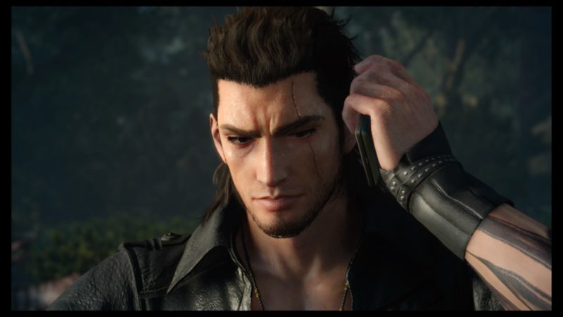 Final Fantasy XV : Épisode Gladiolus Gladiolus au téléphone