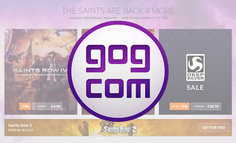 GOG Réductions DeepSilver Saints Row 2Titre