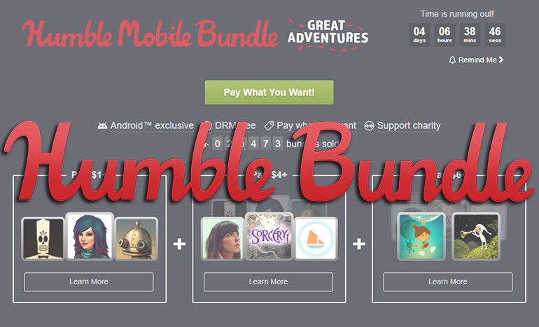 Humble Bundle Great Adventures Titre