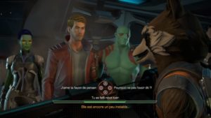 Marvel's Guardians of the Galaxy: The Telltale Series dialogue