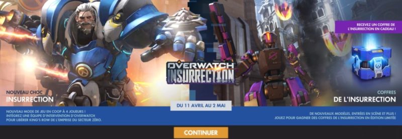 Overwatch Insurrection Menu