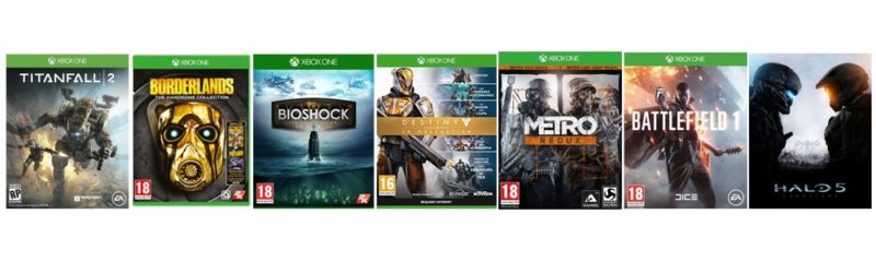 Soldes de Printemps Microsoft jeux catégorie tir