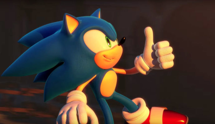 Sonic Forces thumb up