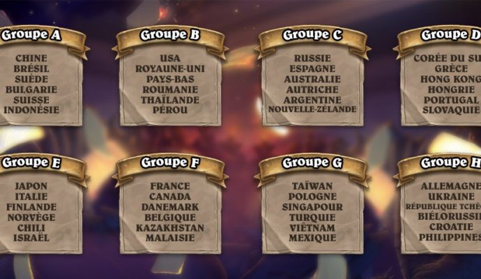 Jeux internationaux de Hearthstone tirage