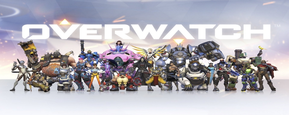 L'une des images d'Overwatch, avec la plupart des personnages d'Overwatch