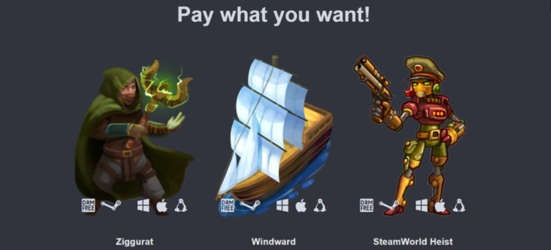 Humble Indie Bundle 18 palier 1 : Ziggurat, Windward, SteamWorld Heist