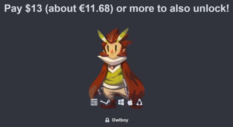 Humble Indie Bundle 18 palier 3 Owlboy