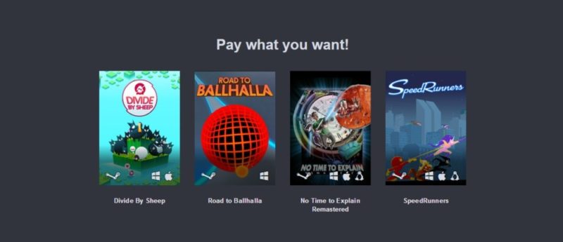 Humble tinyBuild Bundle Palier 1