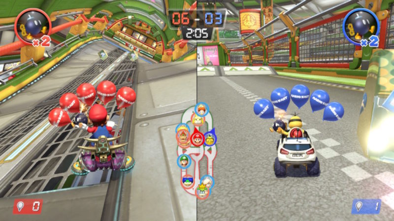 Mario Kart 8 Deluxe sur Nintendo Switch - Multijoueurs mode Ballons