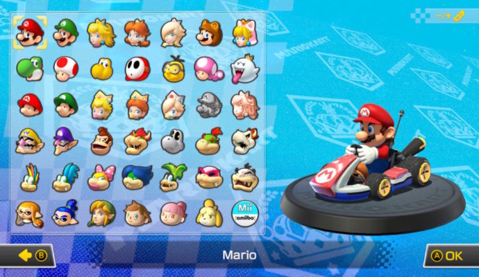 Mario Kart 8 Deluxe Nintendo Switch - Personnages