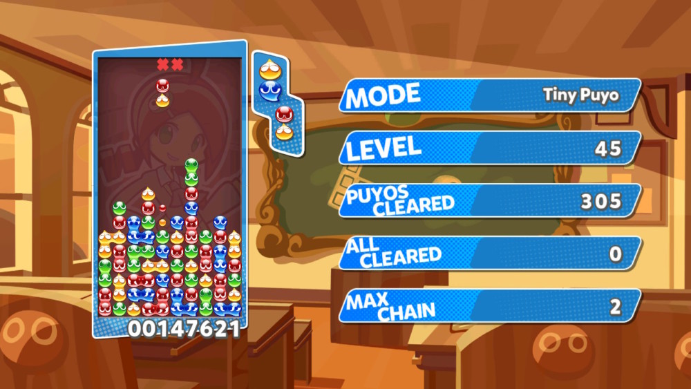 Mode Tiny Puyo dans Puyo Puyo Tetris