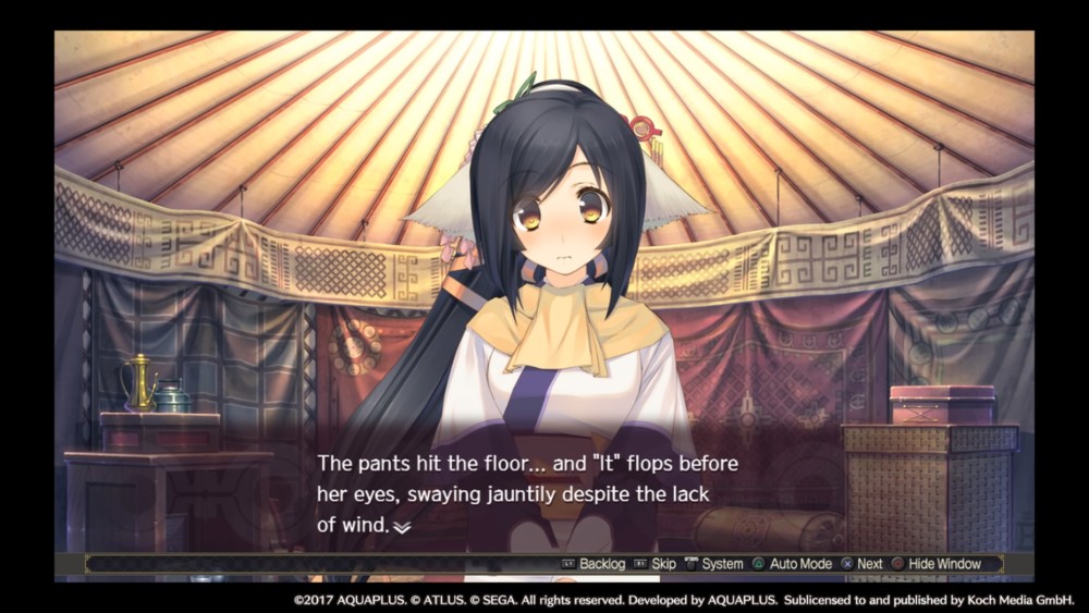 Utawarerumono: Mask of Deception humour niveau Cauet