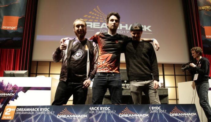 Dreamhack Tours 2017 - Hearthstone podium