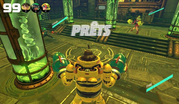 Mechanica dans les labos de Arms