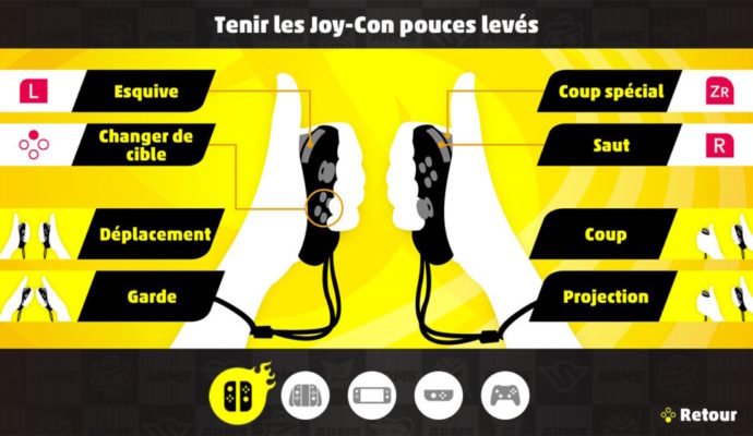 Arms - Contrôles Joy-Con