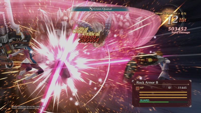 Dark Rose Valkyrie Combat impact