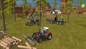 Farming Simulator 18 exploitation forestière