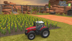 Farming Simulator 18 champ tournesol