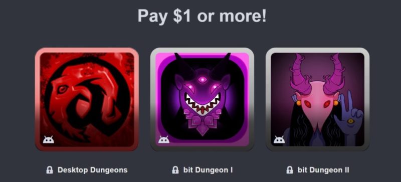 Humble Mobile Bundle Roguelikes palier 1