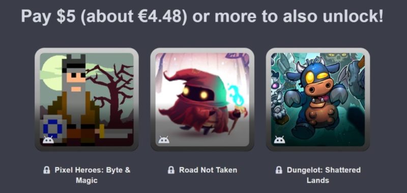 Humble Mobile Bundle Roguelikes palier 3