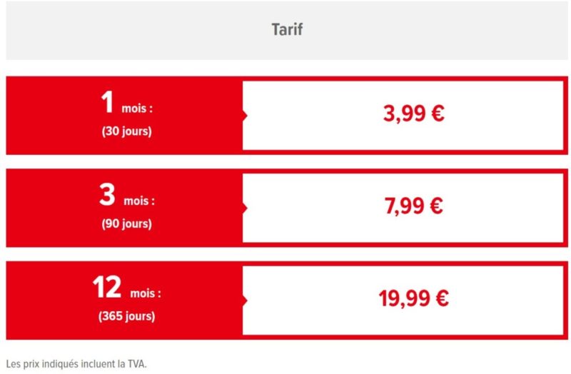 Nintendo Switch service en ligne tarifs