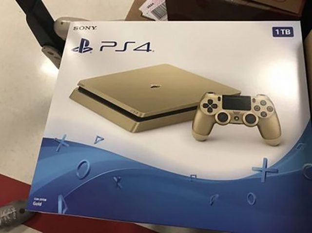 PlayStation 4 Slim dorée