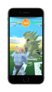 Pokémon Go Raid Mackogneur contre Tyranocif