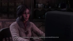 Syberia 3 Kate poste des GIFs de chats