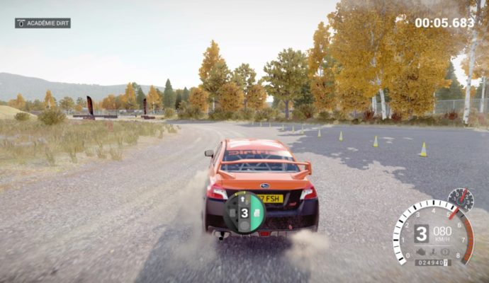 DiRT 4 - DiRT Académie entraînement