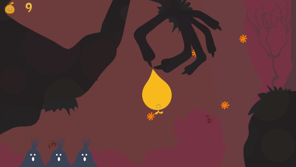 Test LocoRoco Remastered - LocoRoco attrapés par une main effrayante