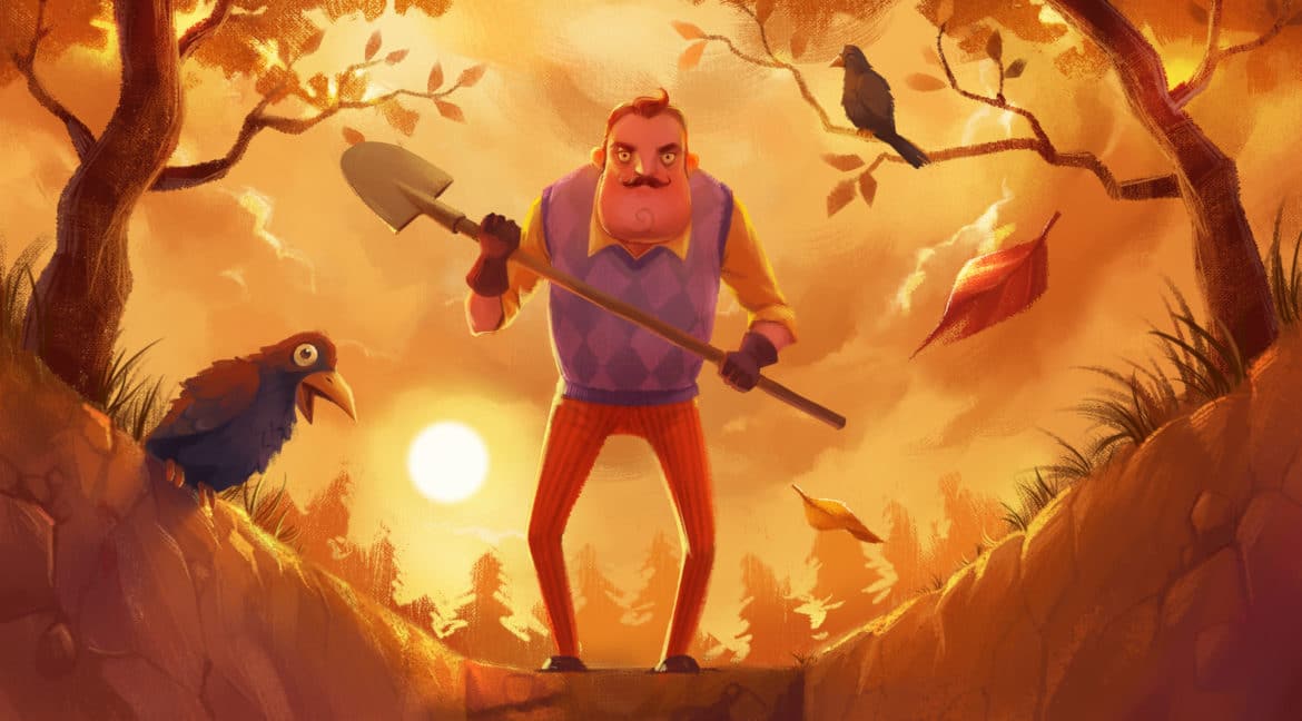 Mon bon poto le voisin dans Hello Neighbor