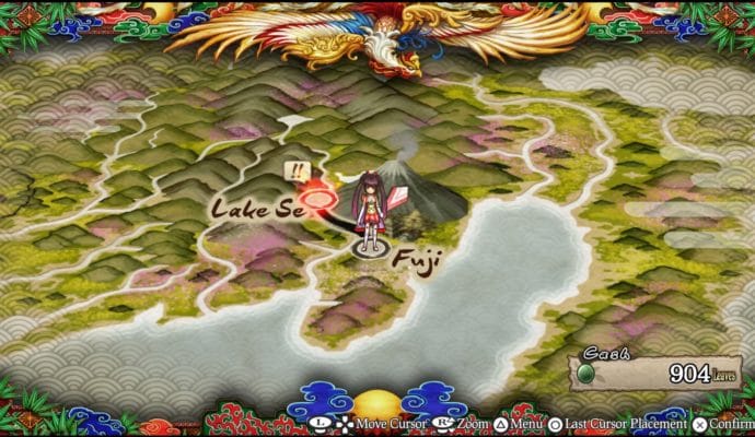 God Wars: Future Past La world map