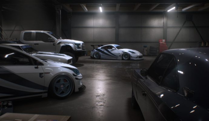 Need For Speed Payback garage