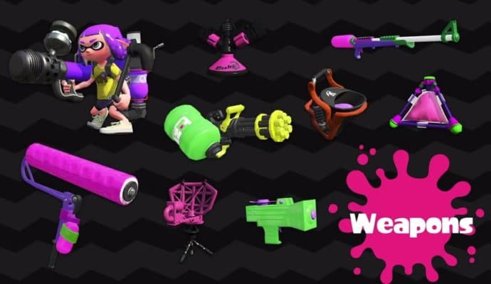 Splatoon 2 - Les armes