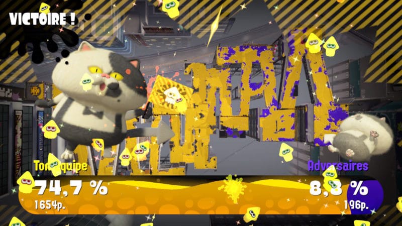 Test Splatoon 2 - Victoire